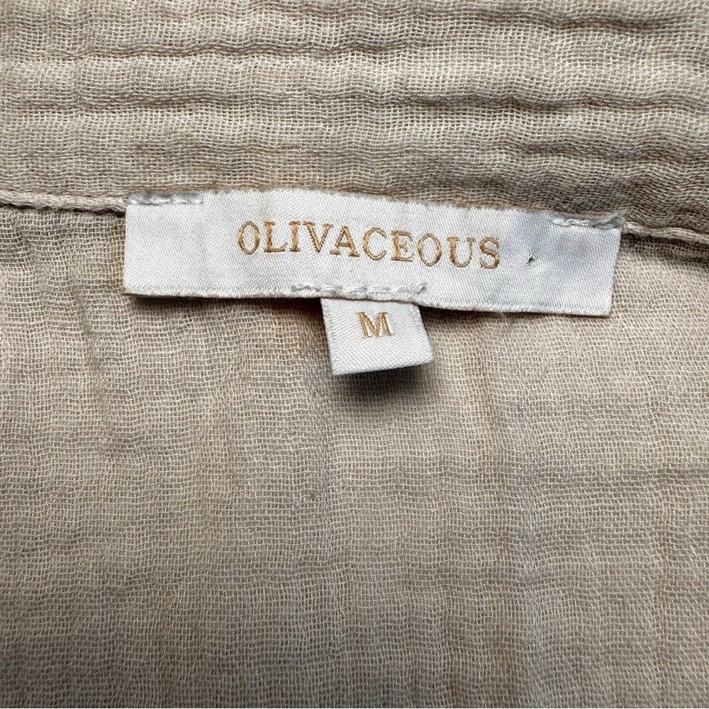 Olivaceous Cream Button Down Textured Every Day S… - image 8